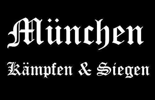 U24 Aufnäher München Kämpfen & Siegen Aufbügler Patch 9 x 6 cm