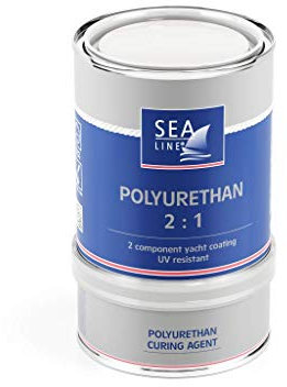 SEA, LINE 2K Polyurethan Bootslack 0,75 l, Farbe:weiß