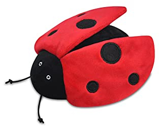 P.L.A.Y. Bugging Out Lola the Ladybug Dog Toy – Eco-Friendly Plush Dog Toy with Squeaker – Durable Double-Stitched Pet Toy – Recycled Fill – Machine Washable – Cute Soft Dog toy