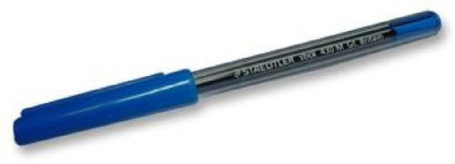 staedler 430M-3 - Staedtler 430 Stick Ball Pen Med 0.35mm Blue 430M-3 - (PK10)