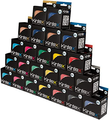 Kintex 24 Rollen Kinesiologie Tape Classic 5cm x5m, Physio-Tape, Therapie-Tape