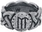 Alchemy Gothic Viking Schriftzeichen Männer Ring silberfarben S Hartzinn Gothic, Mittelalter, Wikinger