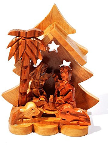 Kinderbett Krippe Modell 114 Made in Olivenholz aus Bethlehem