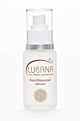 LUBANA basisches Gesichtswasser, pH 7, 6, ohne Silikone, basisch, spendet Feuchtigkeit, Tonikum mit Aloe Vera, 50 ml