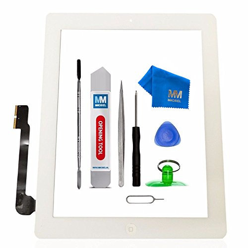 MMOBIEL Digitizer kompatibel mit iPad 3 (Weiss) 9.7 Inch 2012 Touchscreen Front Display Ersatz inkl Werkzeug