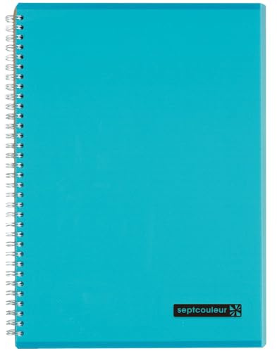Septcouleur A4 notebook – azzurro