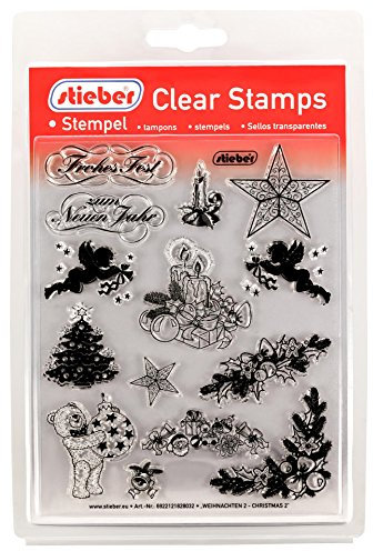 Clear Stamps Transparente Stempel Sets (Bitte gewünschtes Motiv/Thema unten auswählen!) (Weihnachten 2 - Christmas 2)