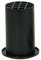HQ-Power Tube de bass-reflex, pour enceinte, avec grille de protection, Ø 70 x 115 mm, en plastique, noir