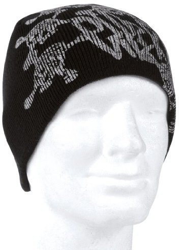 ® Beanie Acryl Schw. Mit Skull [Misc.]