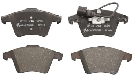 ATE 13.0460-7240.2 Bremsbelagsatz, Scheibenbremse | Kompatibel mit: VW CALIFORNIA T5 Camper, MULTIVAN T5, TRANSPORTER T5 Bus, TRANSPORTER T5 Kasten