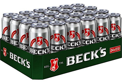 24 Dosen Beck´s Pils a 0,5l Dosen 4,9% vol. Becks Bier inc. 6.00€ EINWEG Pfand