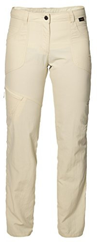 Jack Wolfskin Damen Marrakech Roll-up Pants White Sand, Größe 38 (US 29/31)