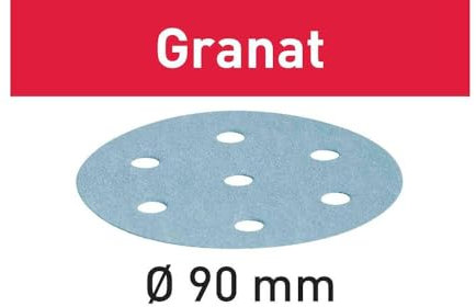 Festool Abrasive Sheet Granat STF D90/6 P320 GR/100 Pieces