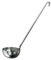 Paderno Mestolo Unipezzo in Acciaio Inox, Inossidabile, Argento, 14 cm