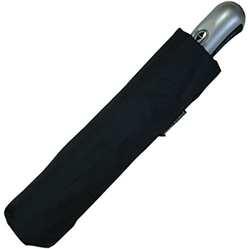 Pierre Cardin - Regenschirm XL schwarz, Automatik Öffnen/Schließen, 33 cm, Schwarz, 33 cm, Kompakt