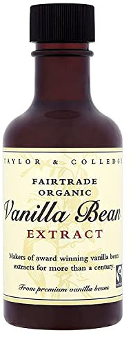 Taylor & Colledge Vanilla Bean Extract, Fairtrade Organic, 100ml