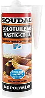 SOUDAL 06448-Kartusche Mastic Colle für Dachziegel 290 ml