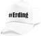 Reifen-Markt Base Cap Hashtag #Erding Größe Uni Farbe Weiss Druck Schwarz