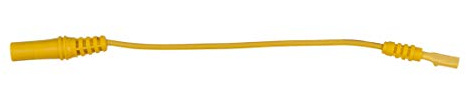 KS Tools 150.0964 4,0 mm Eingangsbuchse auf 3,0 mm Prüfadapterbuchse flach (gelb)
