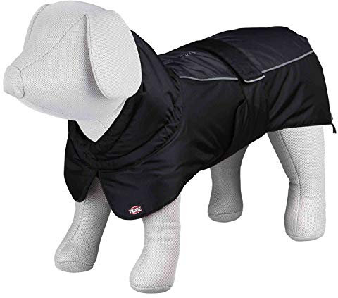 Trixie 67495 Wintermantel Prime, XS: 30 cm, schwarz/grau