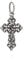 NKlaus 925er Sterlingsilber Kreuz Orthodoxe Kruzifix Anhänger Glaubenssymbol 6262 Taufe