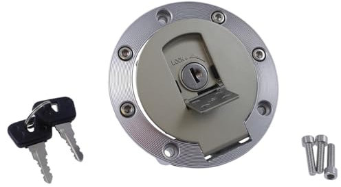 Tankdeckel abschließbar kompatibel mit Yamaha XJR 1300 (99-06), YZF-R1 1000 (98-99), FZR R 600 (94-95), TDM 850 (93-01), XJR 1200 (95-97)