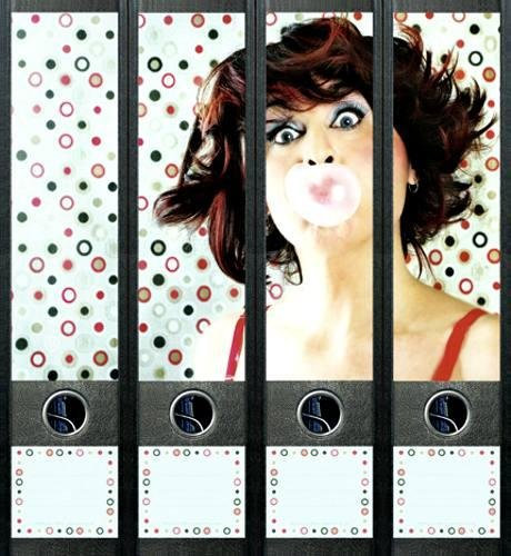 File Art AJ411 Design Etiketten Ordnerrückenschilder