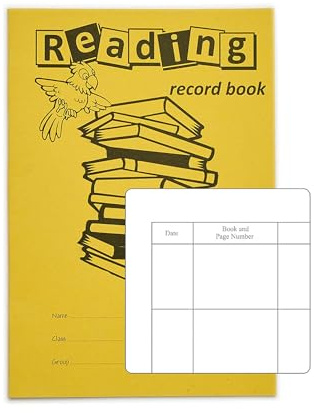 Rhino A5 Reading Record Book, 40-Page / 1-Pack, Reading Journal & Diary, School Stationery Supplies