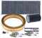 BESTPRICE Inspektionspaket Filterset mit 1x Luftfilter, 1x Innenraumfilter (Pollenfilter) mit Aktivkohle, 4x Zündkerze WR7LTC+;, 1x Ölablassschraube mit Dichtung Kompatibel mit AUDI 80 B4 (8C5) (8C2)
