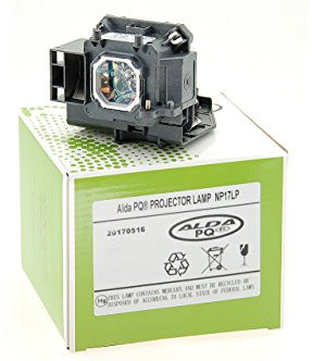 Alda PQ-Premium, Lampe de projecteur Compatible avec NP17LP, 60003127 pour NEC M300WS, M350XS, M420X, NP-P350W, NP-P420X, P420X Projecteurs, Lampe avec boîtier