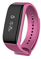 MYKRONOZ KRZEFIT2PULSE-PINK-SILVER Activität Tracker Armband (Uhr, Schrittzähler, Schlafmessung, iOS/Android, Benachrichtigung, Bluetooth) Silber/rosa