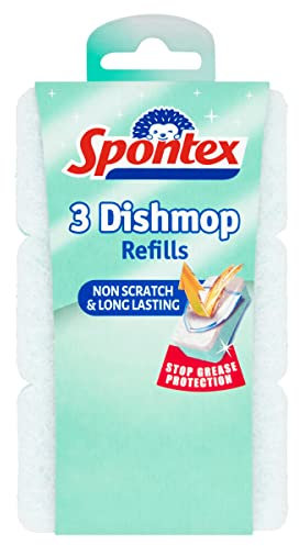 Spontex 3 recambios de esponja antiarañazos para fregona