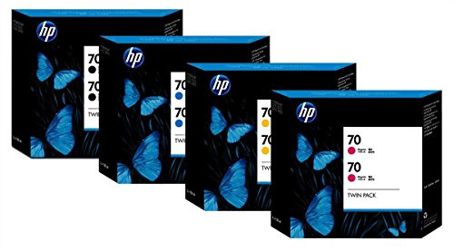 HP 70 Fotoschwarz, Original Druckerpatrone | Tinte für DesignJet Z2100, Z3100, Z3200, Z5200, 130 ml (C9449A)