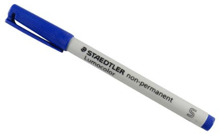 Staedtler 311-3 Feinschreiber Universalstift Lumocolor non-permanent, S, blau