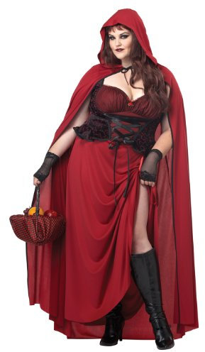 Déguisement Petit chaperon rouge gothique grande taille femme Jadeo