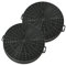 Spares2go Carbon Charcoal Filter for Siemens Cooker Hoods/Kitchen Vents (Pack of 2)