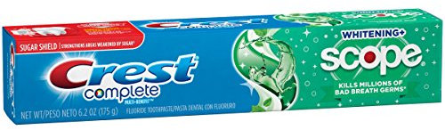Wappen Crest Whitening Plus Scope-Fluorid Anticavity Zahnpasta Minty Fresh, minty Fresh 6,2 oz