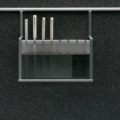 Linero 2000 Messerhalter, Edelstahl-Optik
