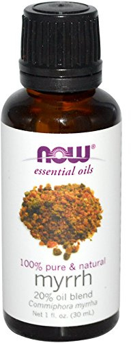 Now Foods, Essential Oils, Myrrh, 20% Oil Blend, 1 fl oz (30 ml)