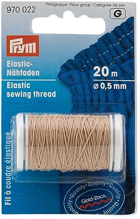 Prym 970022 Elastic-Nähfaden 0,5 mm Sand