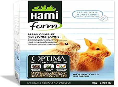 Repas spécial pour Lapin Toy et Jeune Lapin, 0.900 kg. - Hamiform (L'emballage peut varier)
