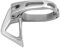 Edelrid Unisex – Erwachsene Eisgerät Zubehör Leash Clamp Silver, einheitlich