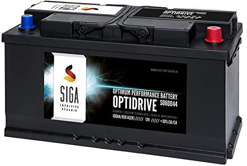 SIGA Autobatterie 100AH 12V 850A/EN - ersetzt 88Ah 92Ah 95Ah Batterie