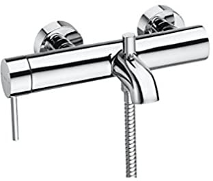 Roca A5A0211C00 - Mezclador Exterior Baño-Ducha, Colección Lanta, Cromado
