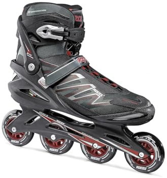 Roces Mens Big ZYX Inline Skates, Black/Red,US 17