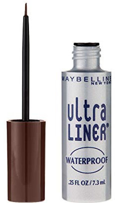 Maybelline New York Ultra Liner Waterproof Liquid Eyeliner, 302 Dark Brown, 0.25 Fluid Ounce by Maybelline New York