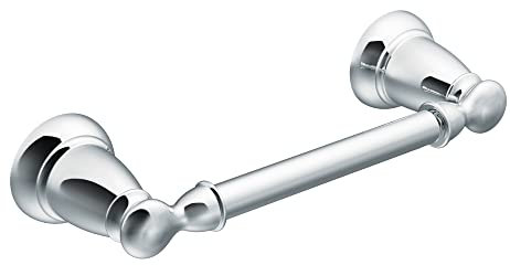 Moen CSI Donner Y2608CH Banbury Chrom Toilettenpapierhalter aus Zink mit Chrom-Finish und federfreiem Design
