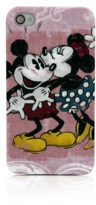 Disney Hard shell Mickey & Minnie Pink for iPhone 4/4S