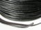 Lederband, Lederschnur, Lederriemen 5 m. Rund 2,0 mm. Schwarz