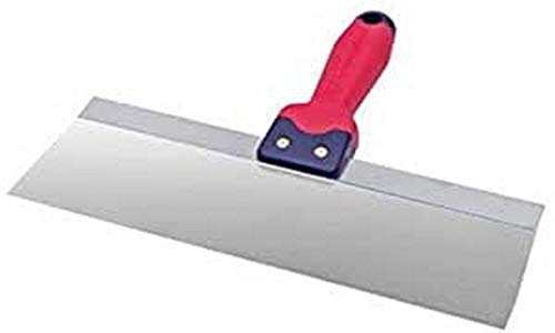 Espátula de superficie de Marshalltown con mango de acero inoxidable, dimensión: 254x76 mm, herramienta para pintores y especialistas en paneles de yeso.